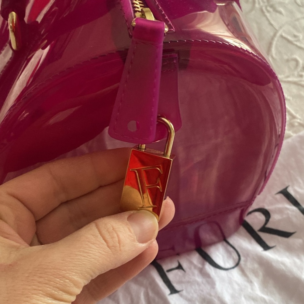 Furla Jelly Candy bag Satchel Barbie pink - Picture 5 of 12